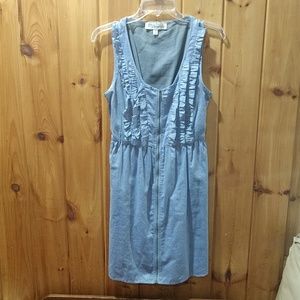 Front zip up dress